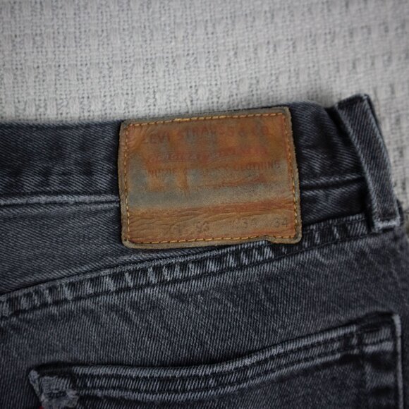 Levi's Premium 501 Faded Black Wash Denim 34x34 - Picture 5 of 8